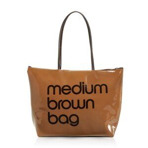 Bloomingdales Medium Brown Bag Tote